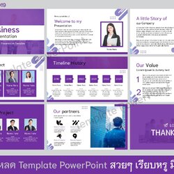 TP 0019powerpointสวยๆ ธีมธุรกิจ เหมาะสำหรับ ธุรกิจ โปรไฟล์บริษัท แก้ไขง่ายมากๆ สีสันสดใส